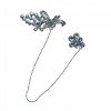 Glamorous Double Flower Brooch with  Stunning Diamante