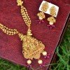 Premium Gold Plated Antique Lakshmi Long Chain set