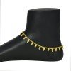 Elegant Gold Plated Designer Anklets|Kolusu|Payal