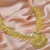 Magnificent Premium Gold Plated Ruby Stone Necklace