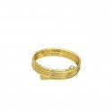 Simple Four Strand Band Gold Plated Finger Ring