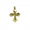Gold Plated Designer Cross Pendant