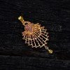 Premium Gold Plated Ruby Peacock Pendant