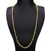 Contemporary Gold Plated Unisex Chain