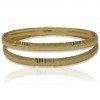 Simple Gold Plated Baby Bangles