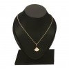 Rose Gold Fancy Designer Stone Drop Pendant Necklace