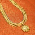 Gold Plated Traditional Pulinakham Long Necklace