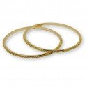 Elegant Gold Plated Link Chain Design Bangles