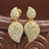 Beautiful CZ Stone Mango Shape Earrings For Girls