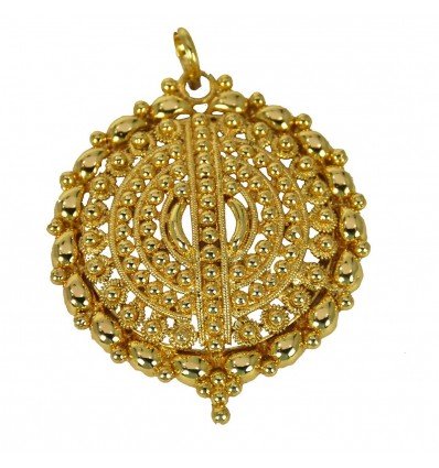 Traditional Gold Plated Designer Pendant