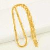 Gold Plated Double Layer Beads Chain