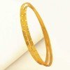Micro Gold Plated Daily Wear Designer Cutting Bangles