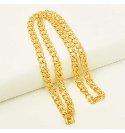 Stylish Gold Plated Gent's Curb Link Chain