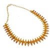 Contemporary Elegant Gold Plated Ruby Choker Necklace