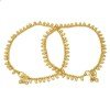 Micro Gold Plated Link Chain Designer Anklets Payal for Girls