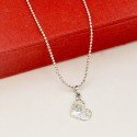 Beautiful Rose Gold Fancy Heart Pendant Necklace