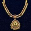 Smashing Gold plated Ruby Stone Necklace