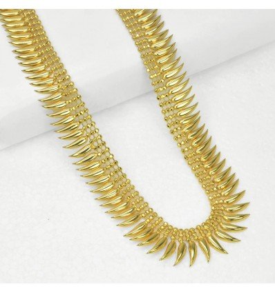 Traditional Southindian Pulinakham Long Chain Necklace
