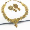Premium Gold Plated Antique Floral Jalebi Necklace Set