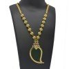 Premium Gold Plated Ball Chain Mango Pendant Necklace
