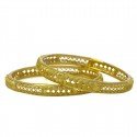 Trendy Intricate Design Gold Plated Net Bangle