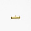 Small Cylindrical Gold Plated Amulet / Tabiz / Talisman / Elasu