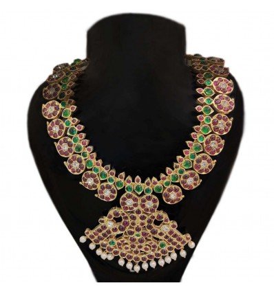 Elegant RGW Mango Real Temple Jewellery Necklace