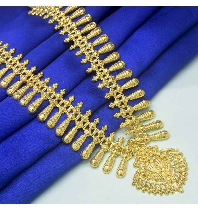 Elegant Micro Gold Plated Designer Bridal Long Chain Haram