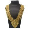 Traditional Broad Mango Ruby Bridal Long Necklace with Pendant