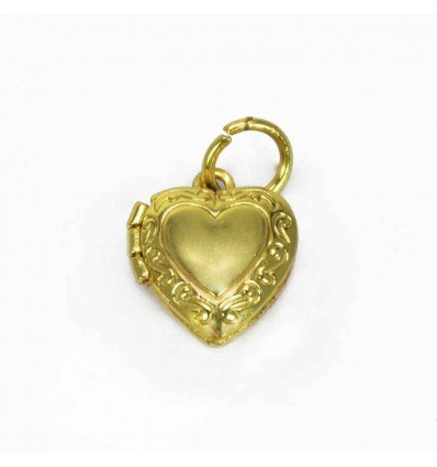 Cute Gold Plated Small Heart Locket