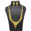 Gold Plated Designer Enamel Necklace Set