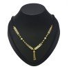 Two Tone Black and Golden Beads Mangalsutra Necklace