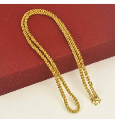 One gram Gold Plated Nice Coir Chain