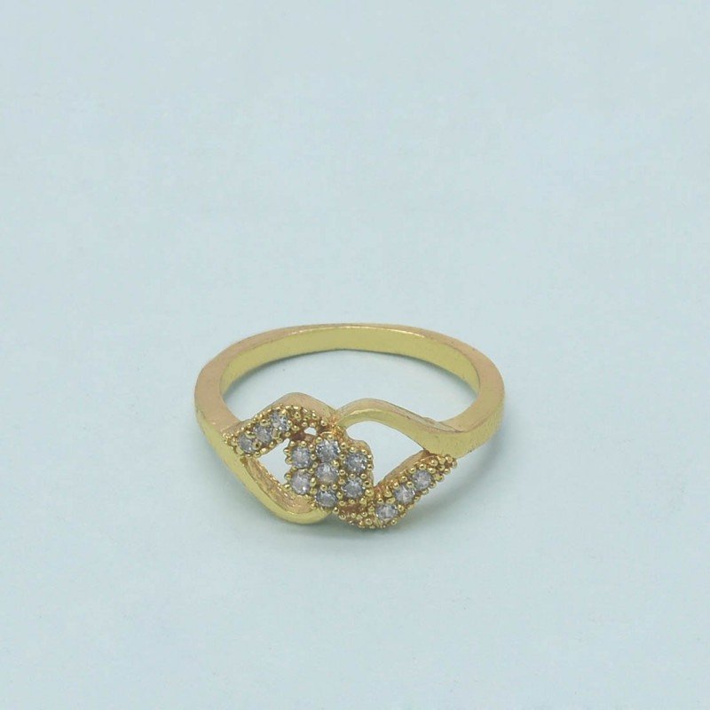 Buy Latest Ad Stone Gold Look Modern Ring Designs for Female-tuongthan.vn