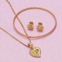 Gold Plated Daily Wear Jewellery Combo Set 15