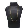 Gold Plated Flat Sachin Chain For Men