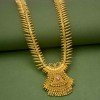 Gold Plated Designer Jasmine Bridal Long Chain With Pendant