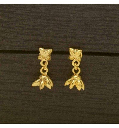 Very Small Cute Golden Jumka Earrings