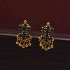 Cute Gold Plated Small Adial Stone Earrings