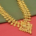 Gold Plated South Indian Contemporary Mullamottu Necklace