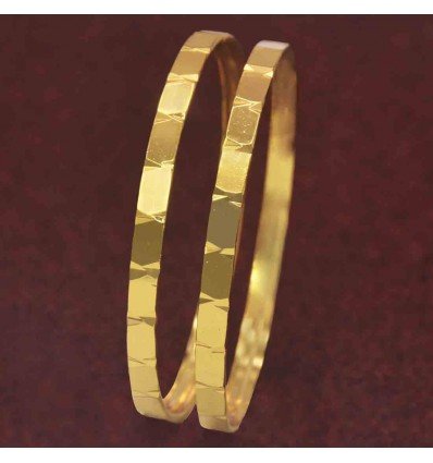 Cute Micro Gold Plated Baby Bangles