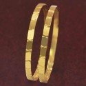 Cute Micro Gold Plated Baby Bangles For 6-18 Months