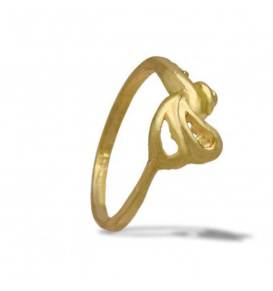 Micro Gold Plated Cute Ladies Finger Ring