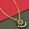 Simple RGW Pendant Chain Temple Jewellery Necklace
