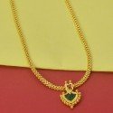Gorgeous Single Palakka Pendant Choker Necklace For Girls