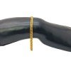 Designer Gold Plated Curb Link Gent's Bracelet