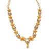 Stunning Matte Floral American Diamond Necklace
