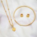 Gold Plated Daily Wear Jewellery Combo Set 17