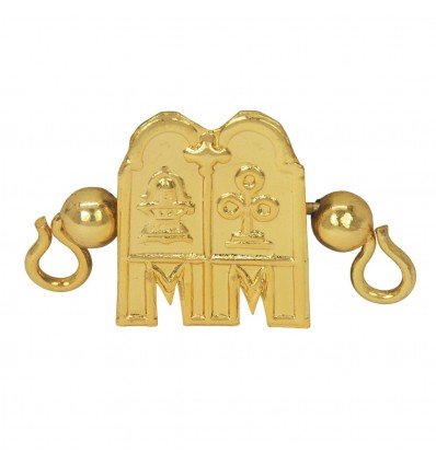 Beautiful Micro Gold Plated Om Thali Pendant