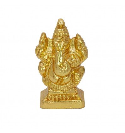 One Gram Gold Plated Ganesh/ Mahaganapathy Idol